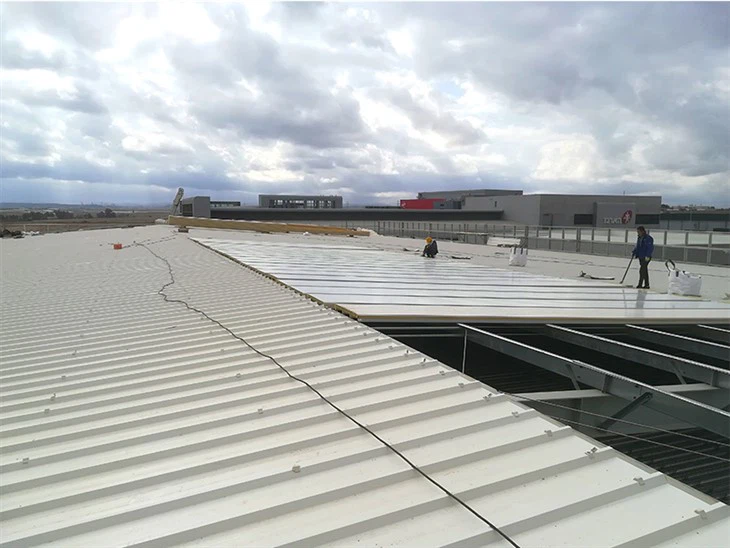 Fire Resistance Rock Wool Mineral Wool Sandwich Panel For Roof